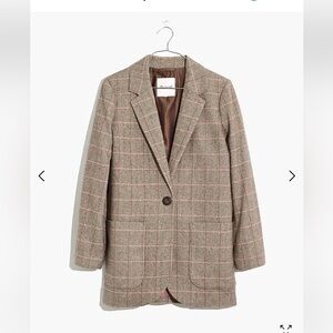 Madewell Larsen Blazer (Plaid) - Sz XS